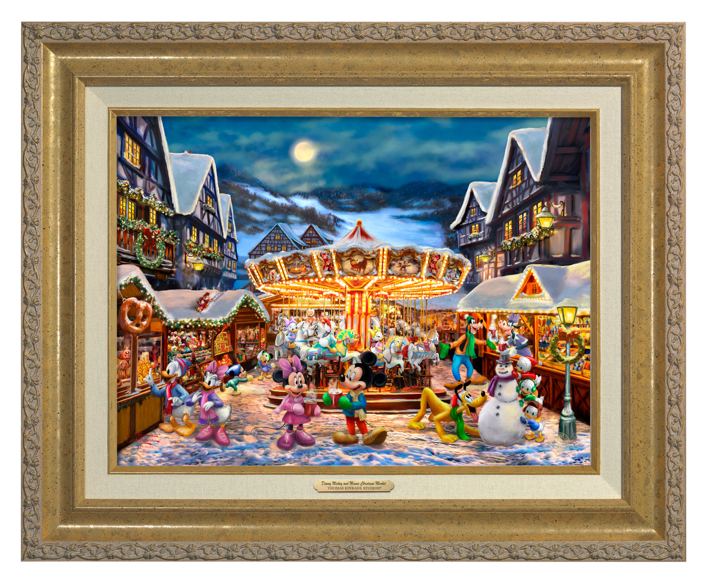 Disney Mickey and Minnie Christmas Market - Canvas Classics
