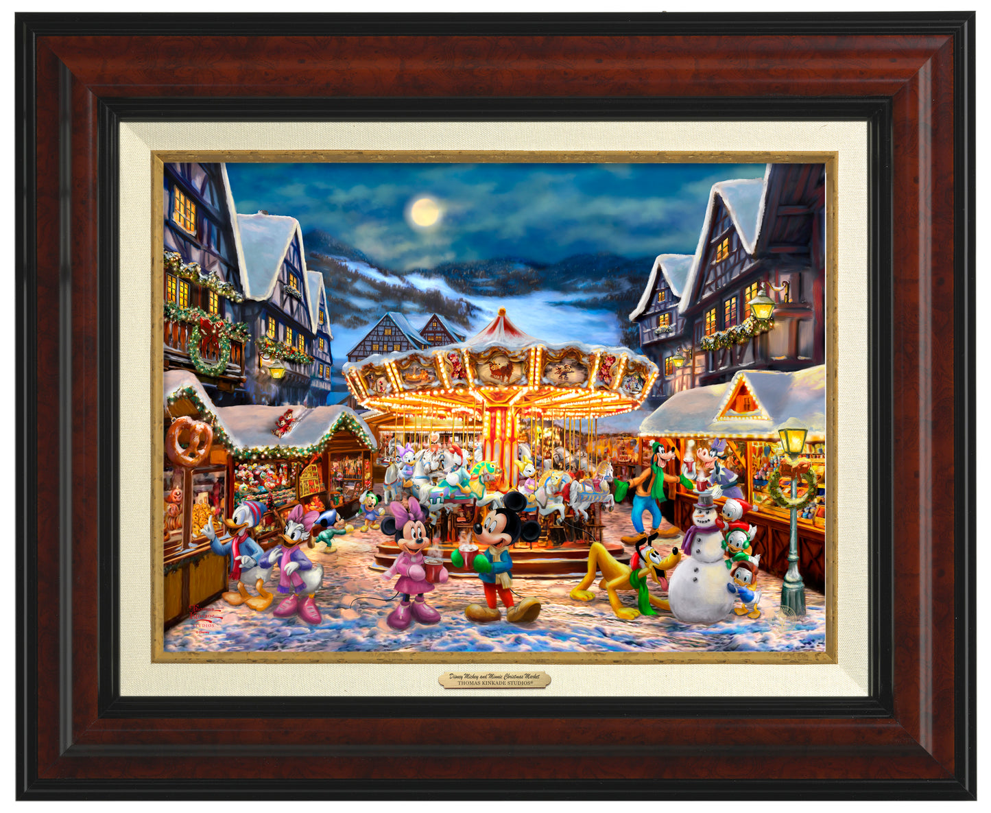Disney Mickey and Minnie Christmas Market - Canvas Classics