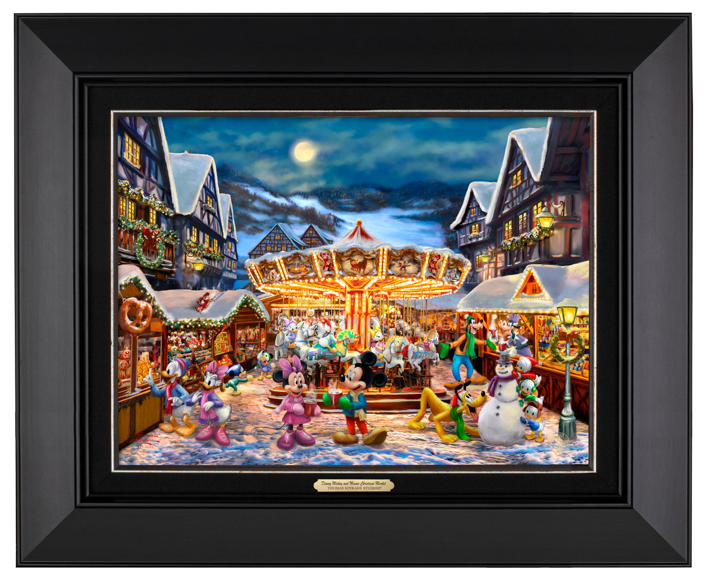 Disney Mickey and Minnie Christmas Market - Canvas Classics