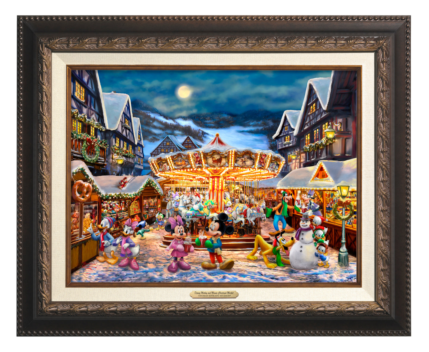 Disney Mickey and Minnie Christmas Market - Canvas Classics