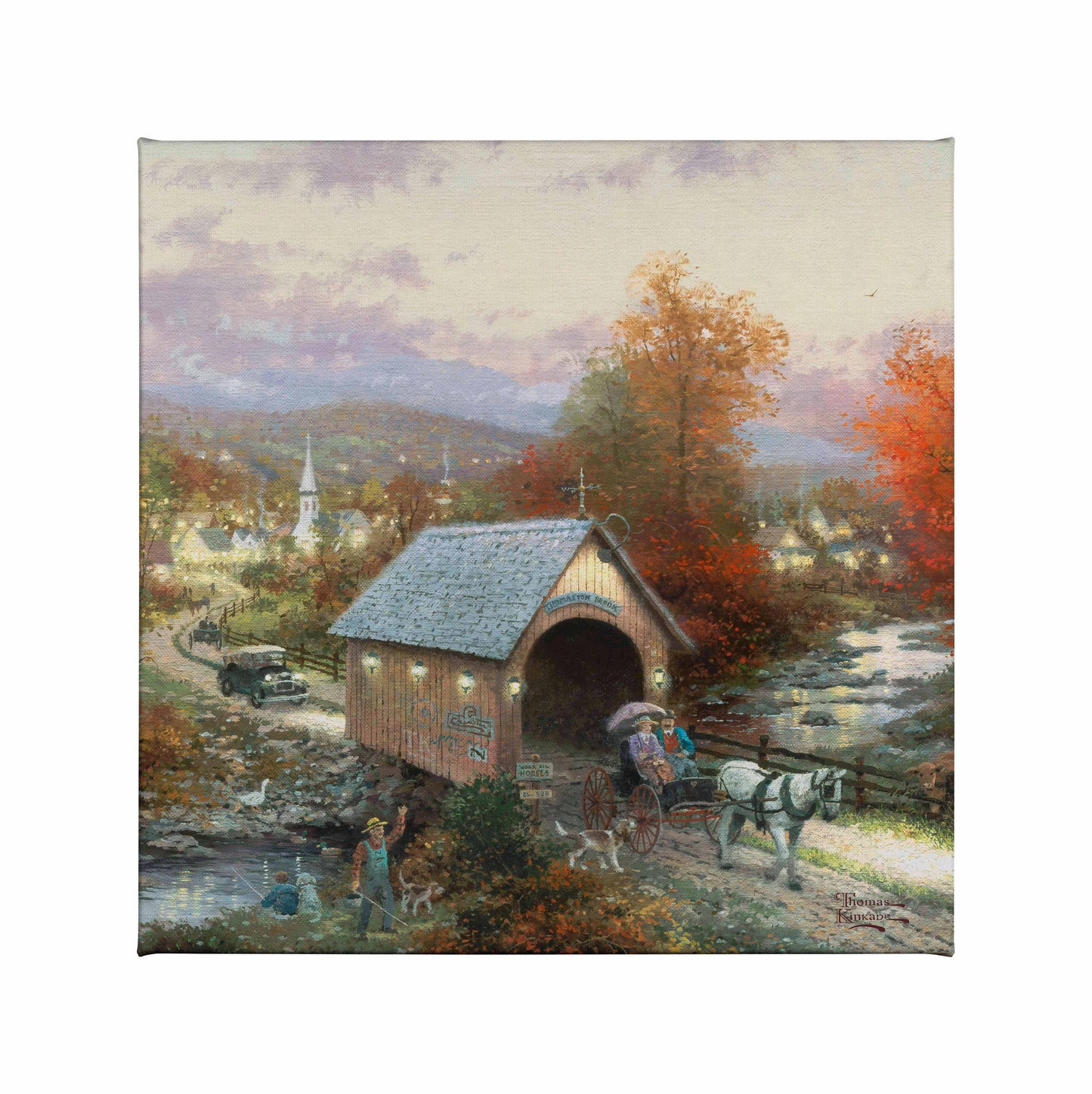 Country Memories - 14" x 14" Gallery Wrapped Canvas