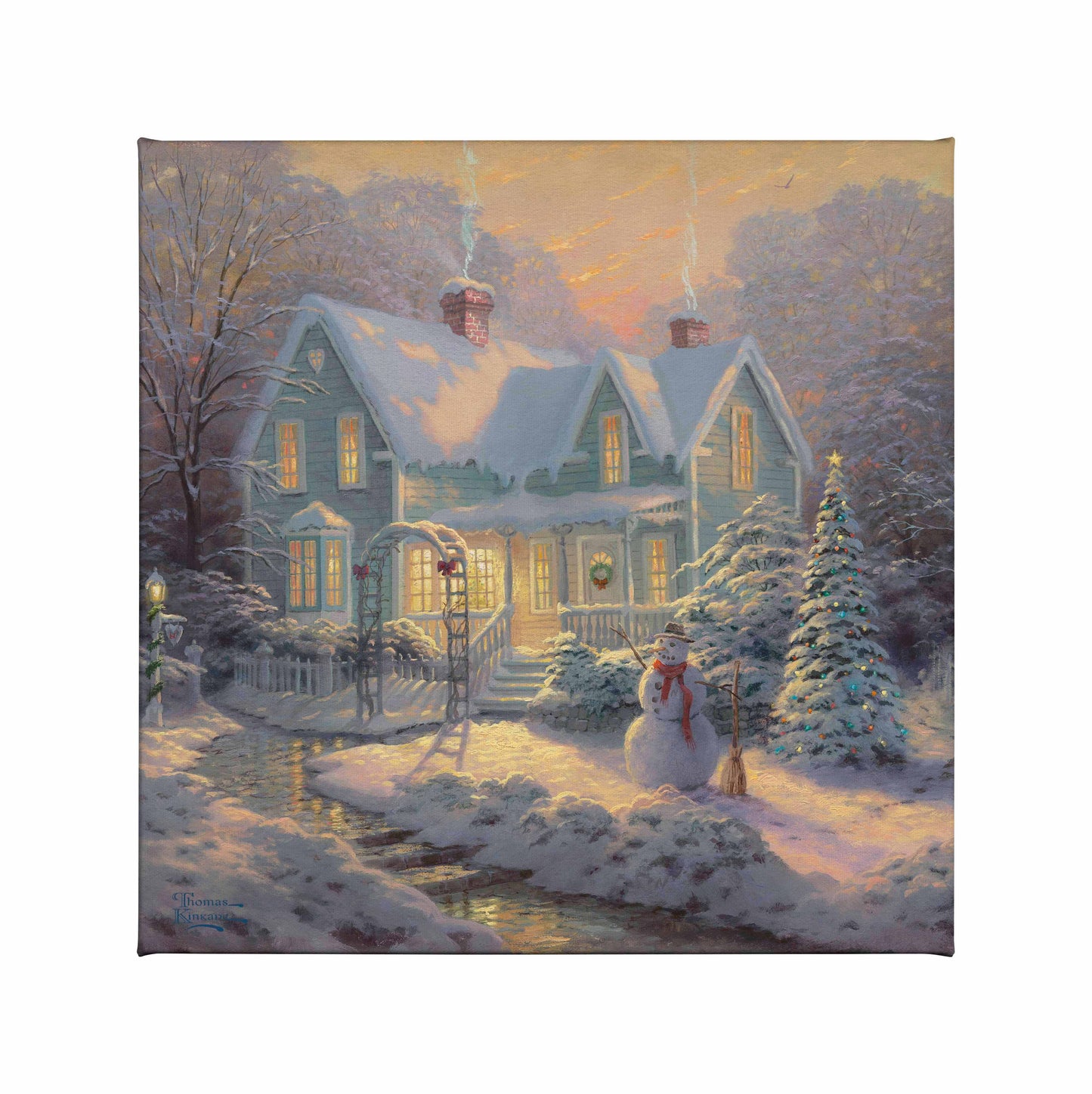 Blessings of Christmas - 14" x 14" Gallery Wrapped Canvas