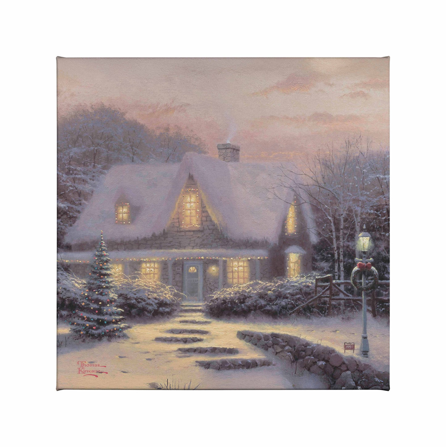Christmas Eve - 14" x 14" Gallery Wrapped Canvas