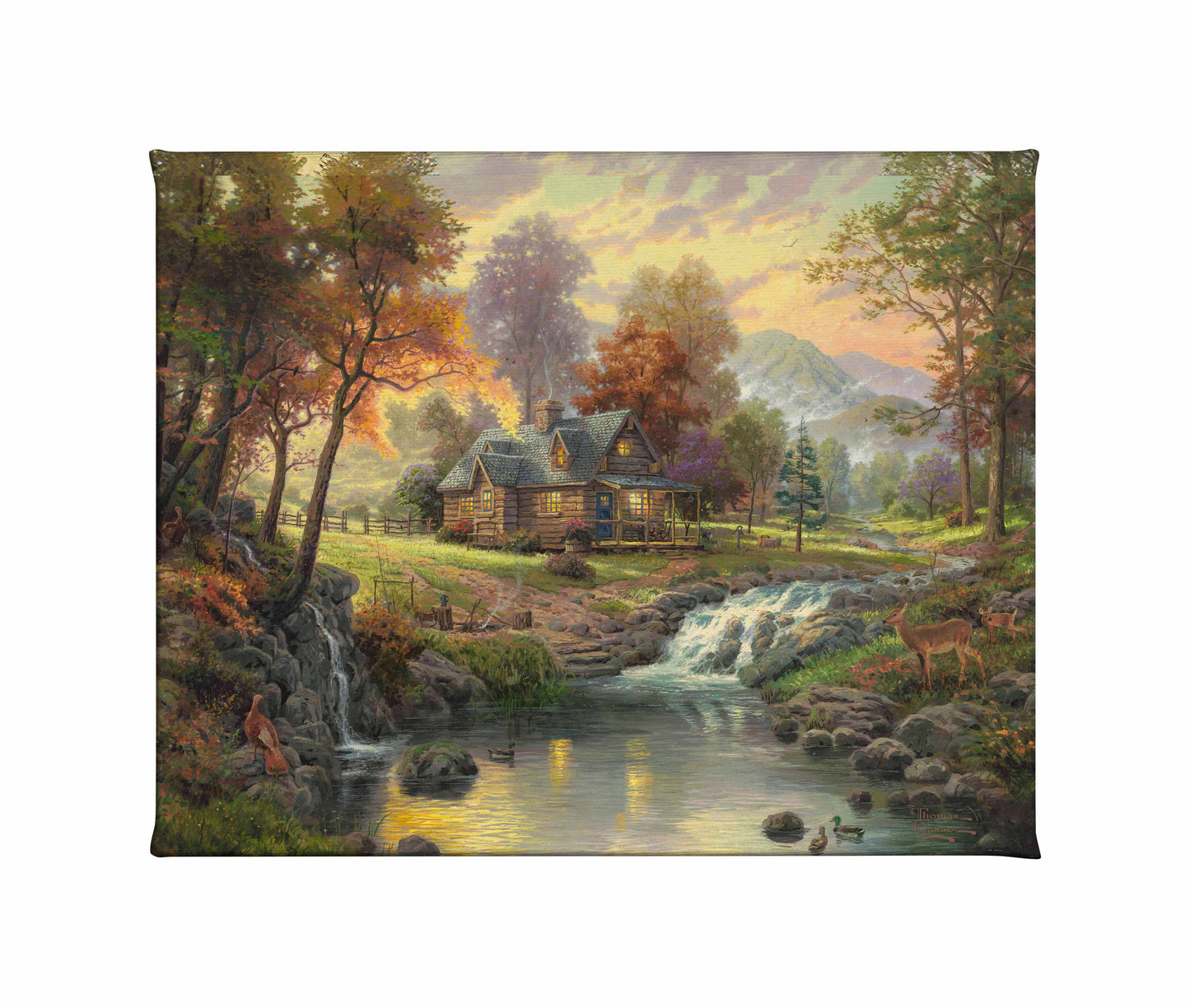 Mountain Retreat - 8" x 10" Gallery Wrapped Canvas