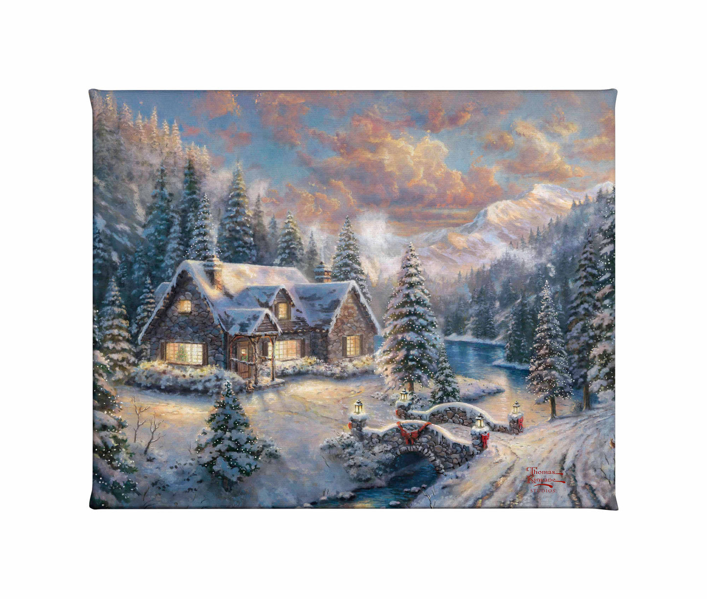 High Country Christmas - 8" x 10" Gallery Wrapped Canvas
