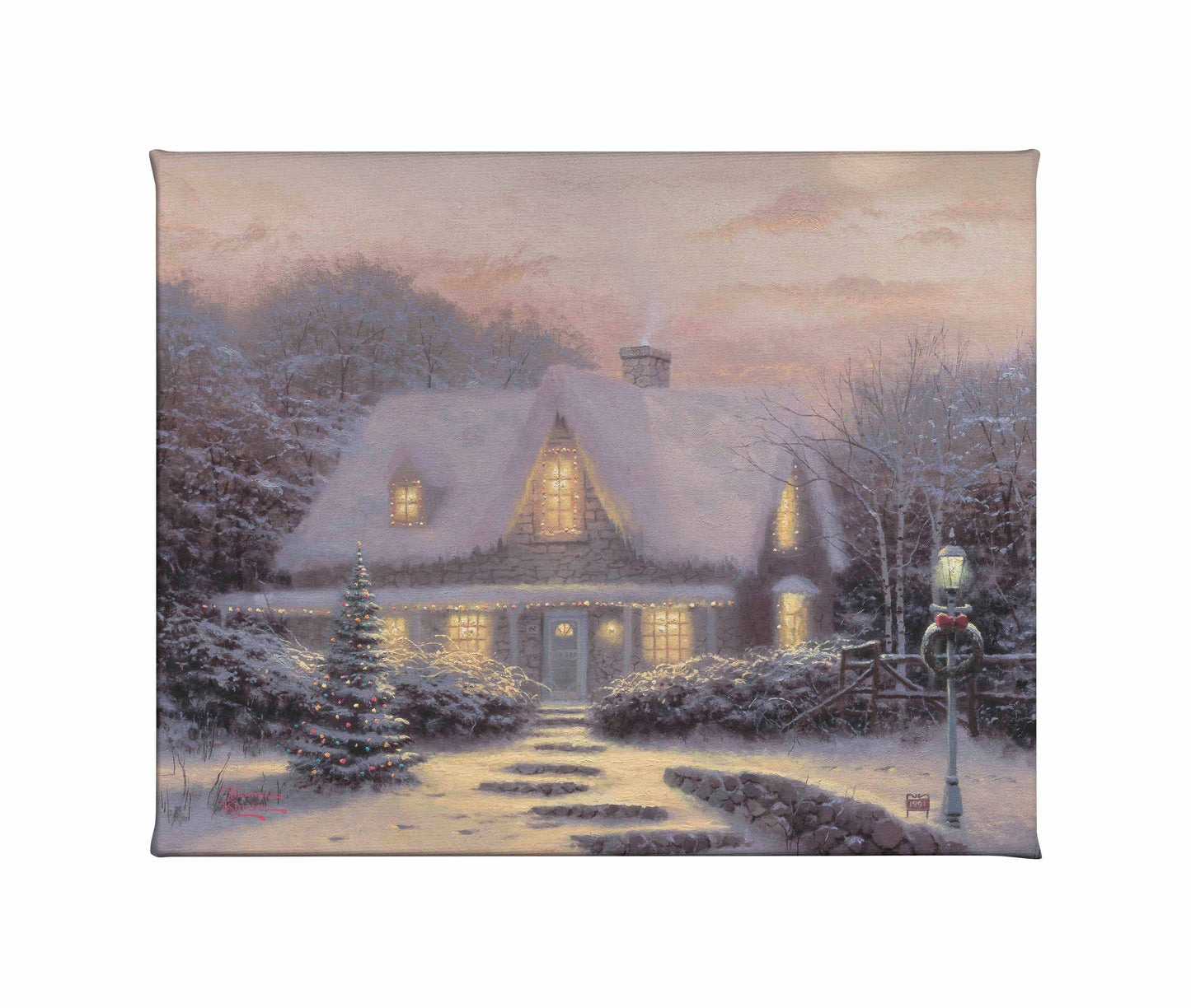 Christmas Eve - 8" x 10" Gallery Wrapped Canvas