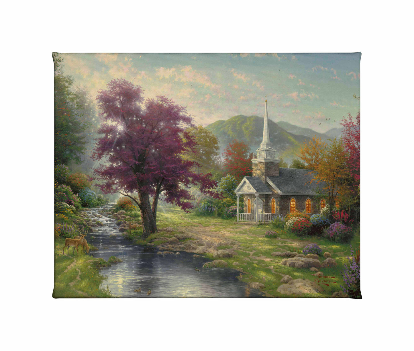 Streams of Living Water - 8" x 10" Gallery Wrapped Canvas