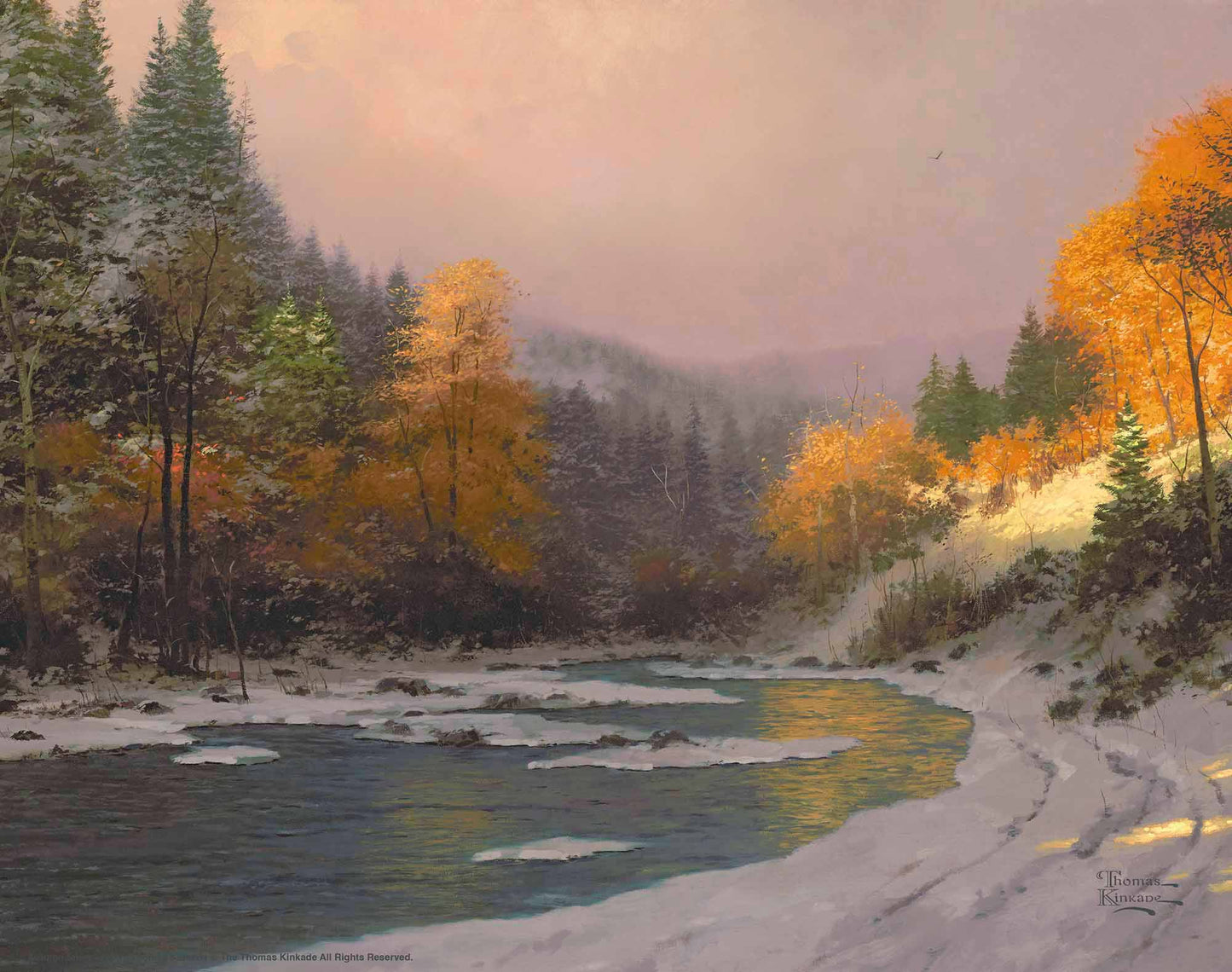 Autumn Snow - Art Prints