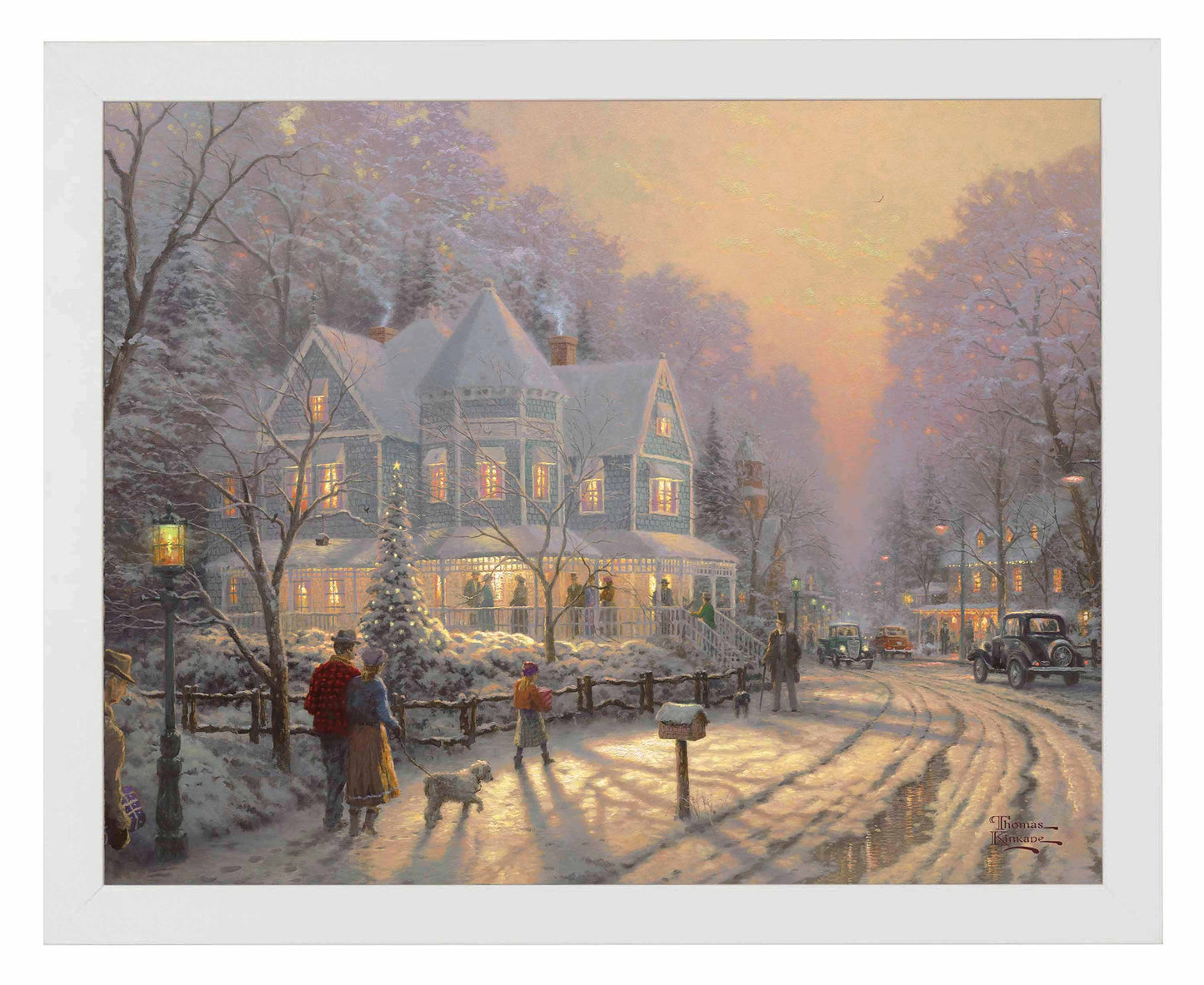 A Holiday Gathering - Art Prints