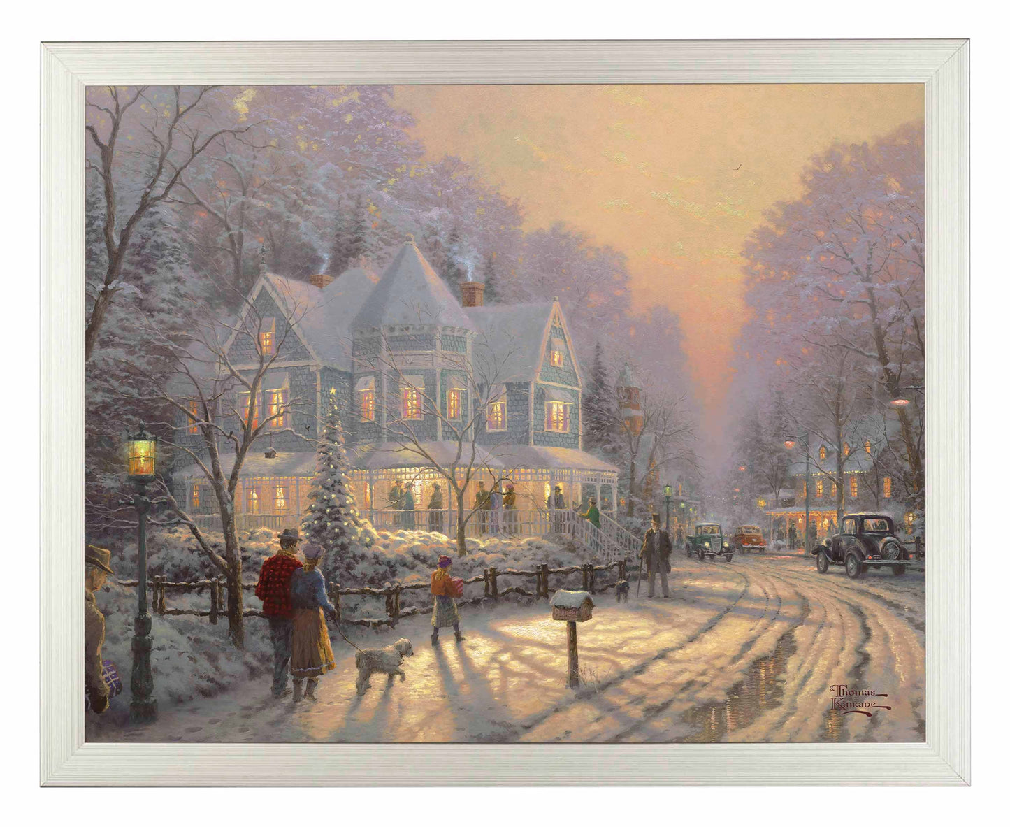 A Holiday Gathering - Art Prints