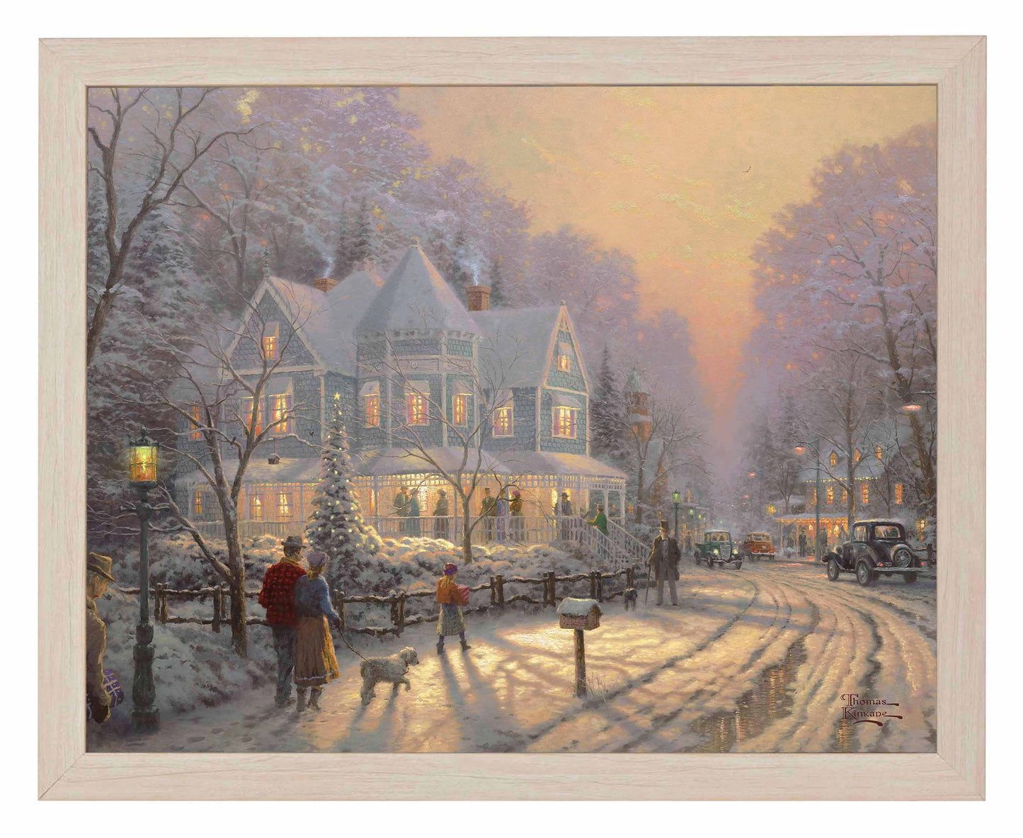 A Holiday Gathering - Art Prints