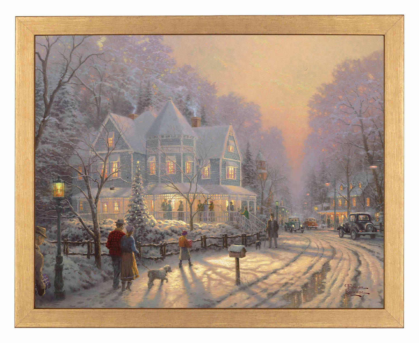 A Holiday Gathering - Art Prints