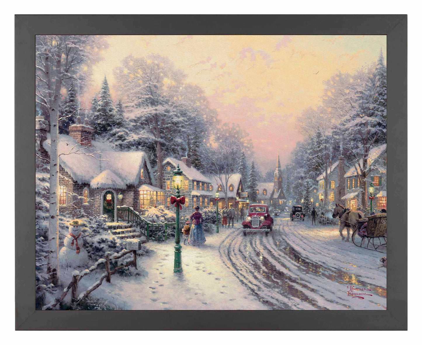 Village Christmas - Art Prints