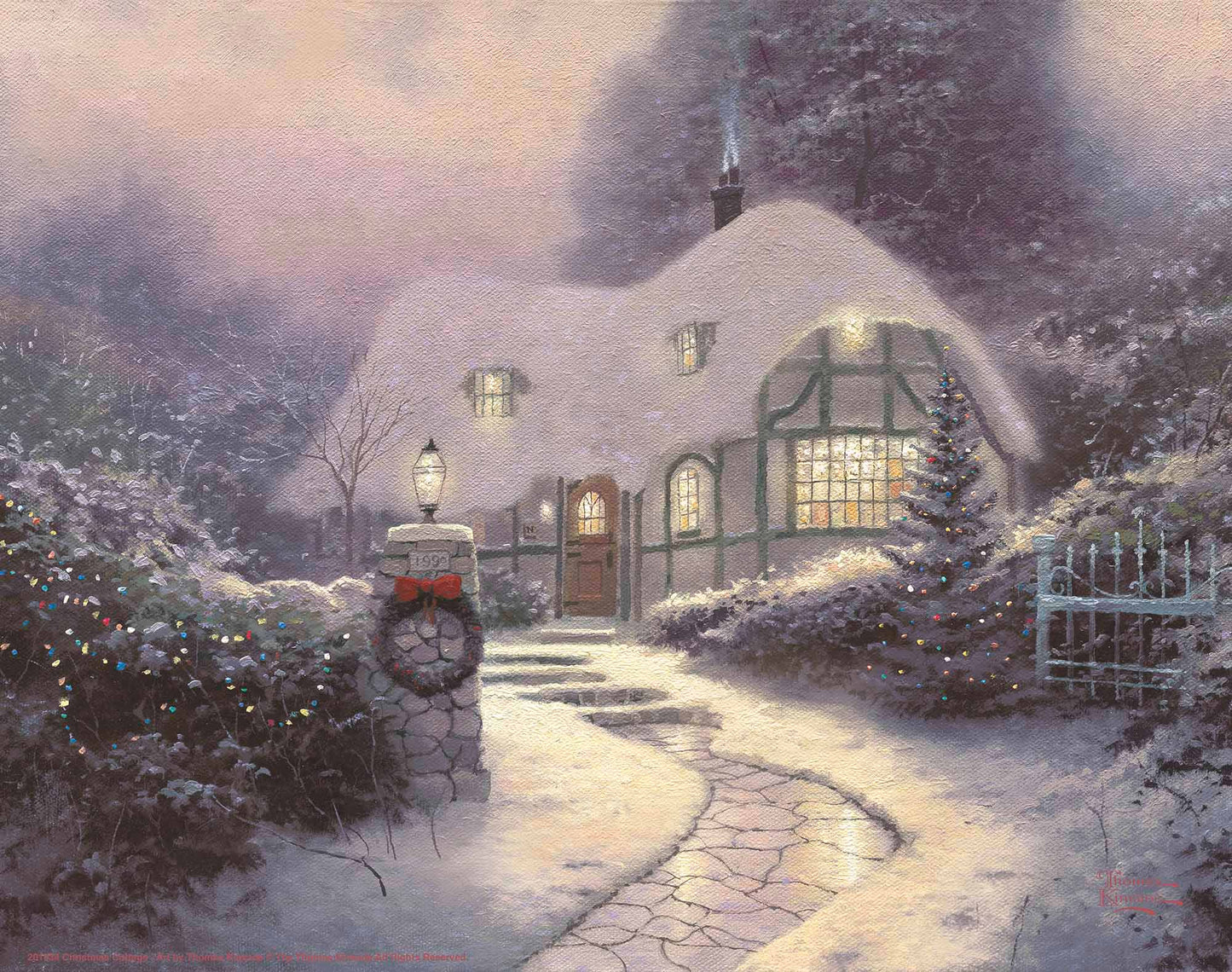 Christmas Cottage - Art Prints