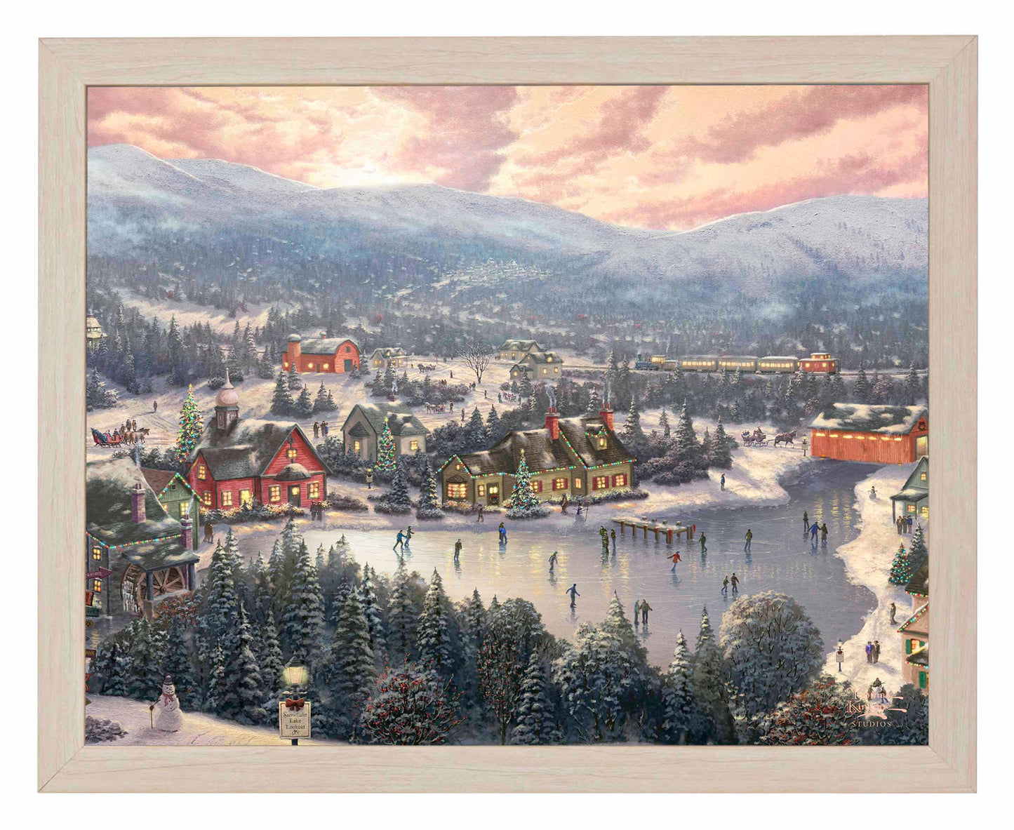 Sunset on Snowflake Lake - Art Prints