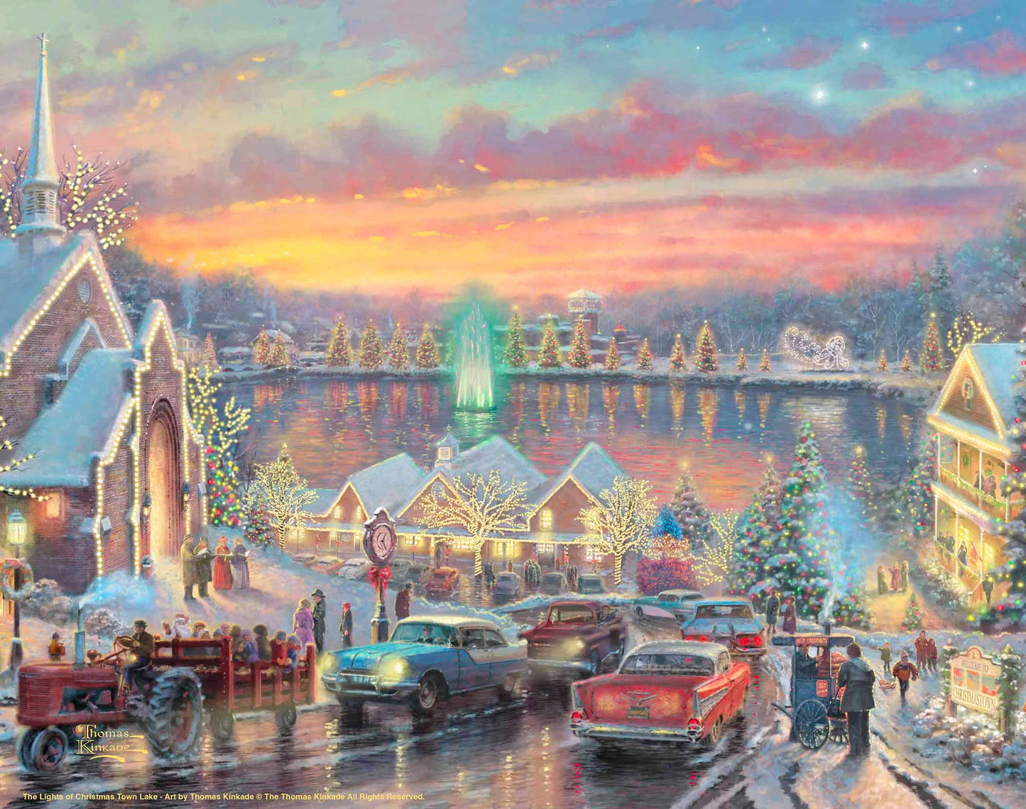 The Lights of Christmastown - Art Prints