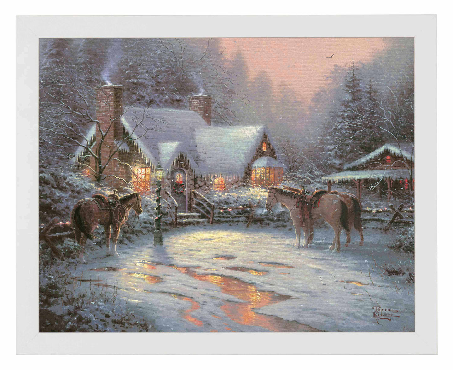 A Christmas Welcome - Art Prints