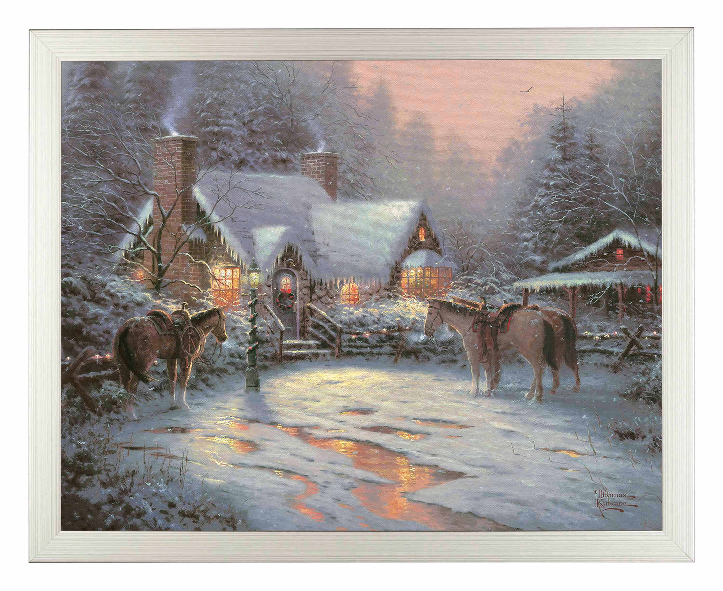 A Christmas Welcome - Art Prints