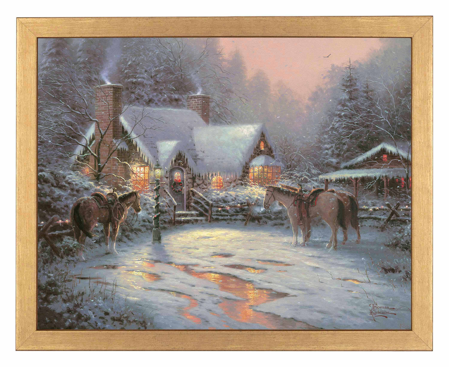 A Christmas Welcome - Art Prints