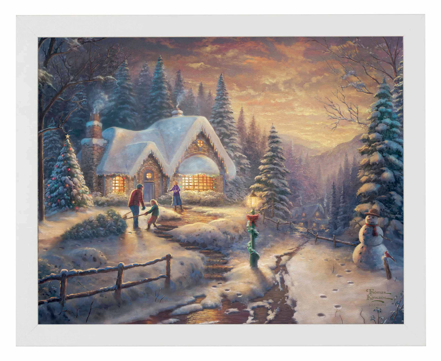 Country Christmas Homecoming - Art Prints