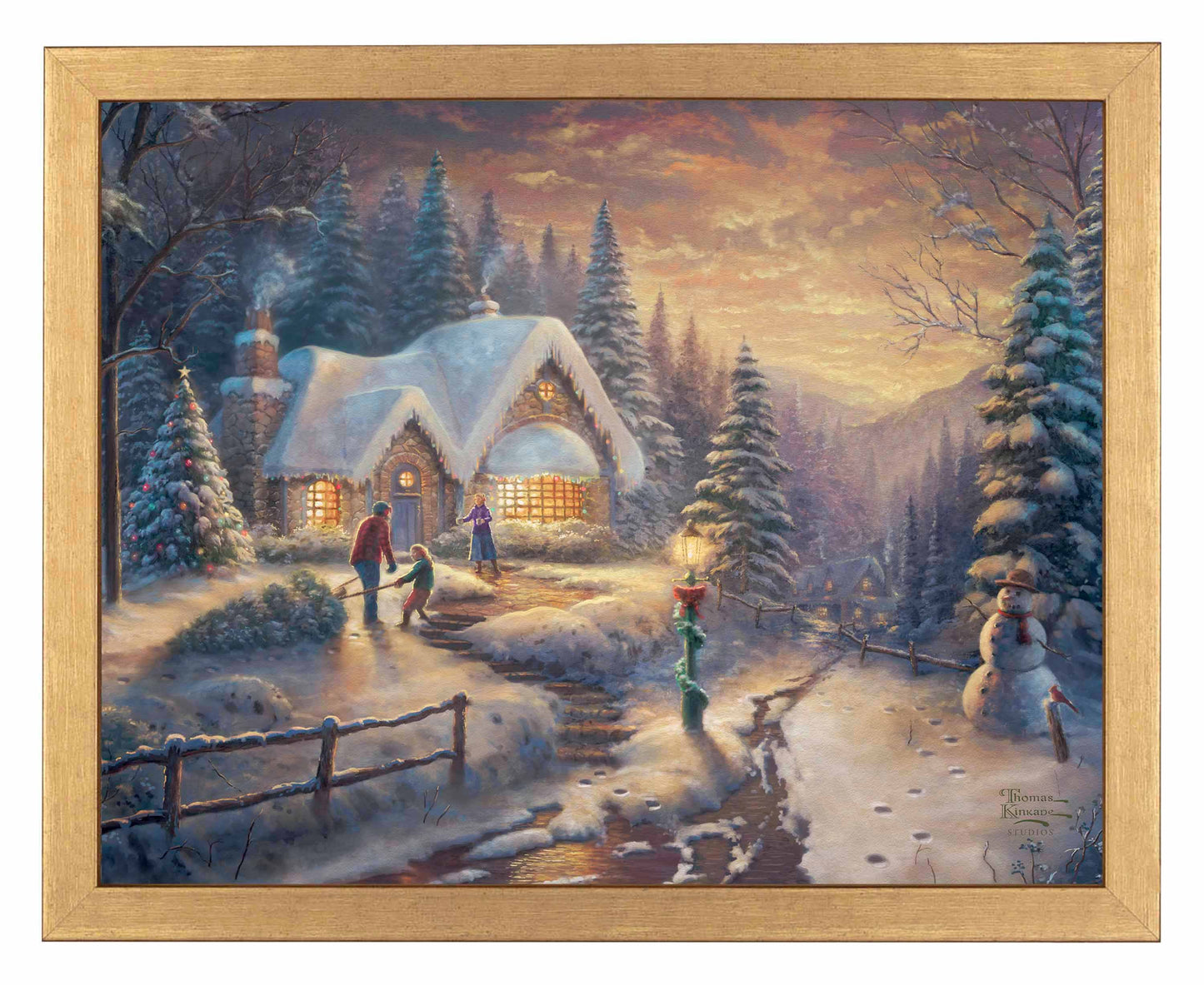 Country Christmas Homecoming - Art Prints