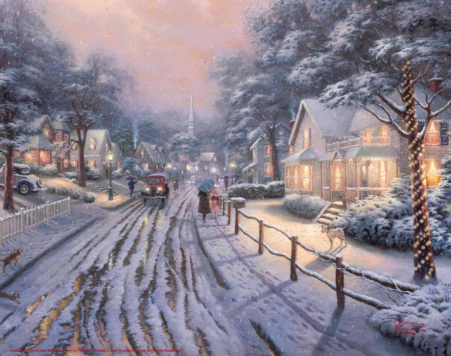 Hometown Christmas Memories - Art Prints