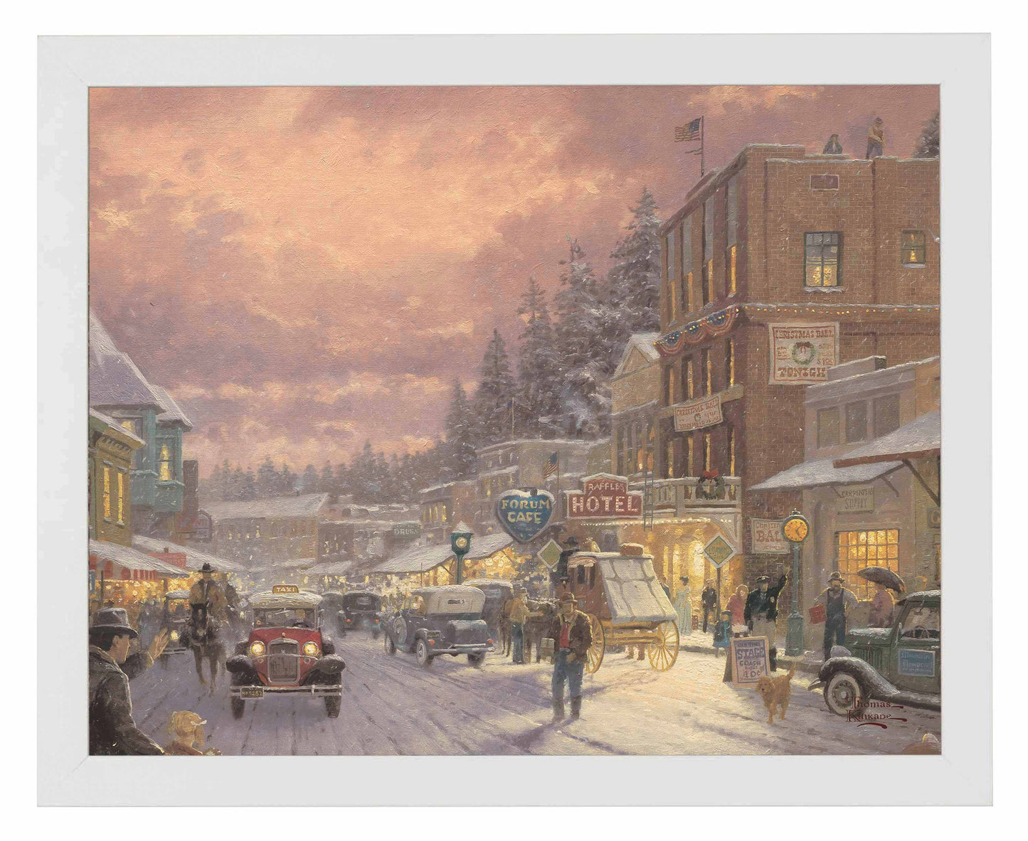 Christmas on Main Street - Art Prints