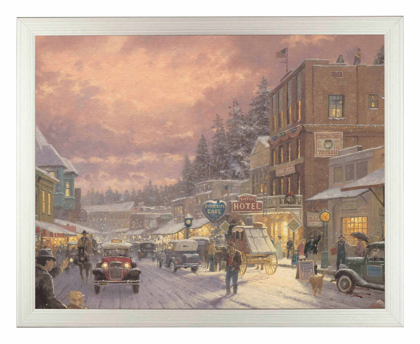 Christmas on Main Street - Art Prints