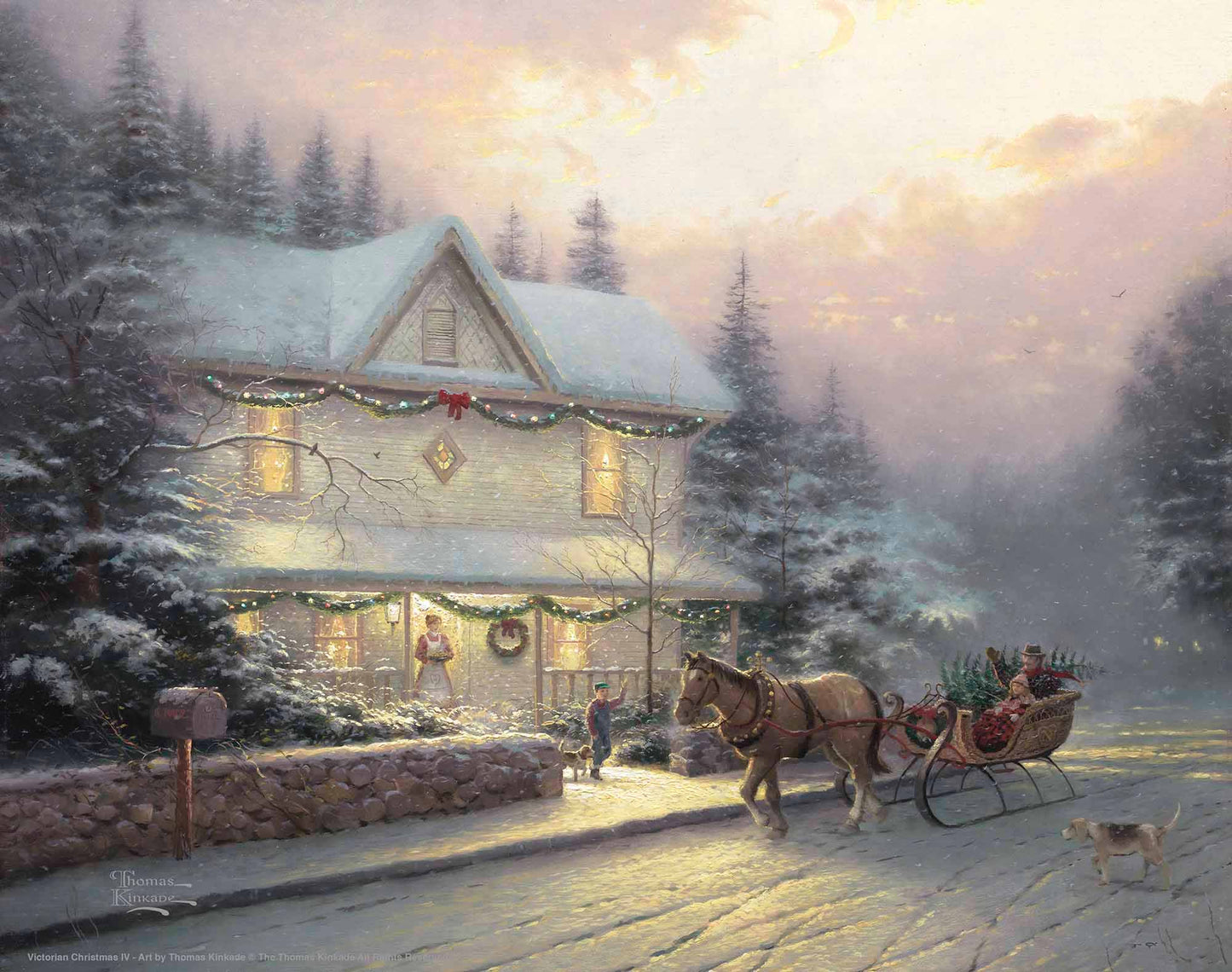 Victorian Christmas IV - Art Prints