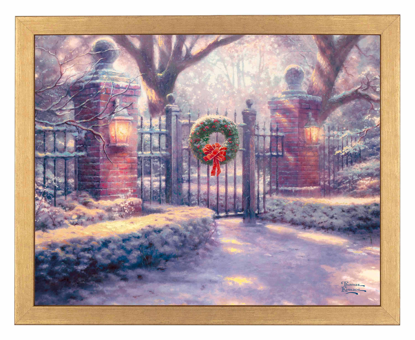Christmas Gate - Art Prints