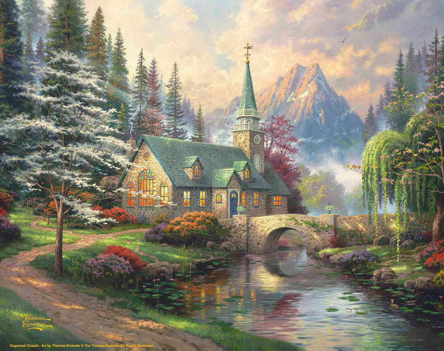 Dogwood Chapel - Art Prints