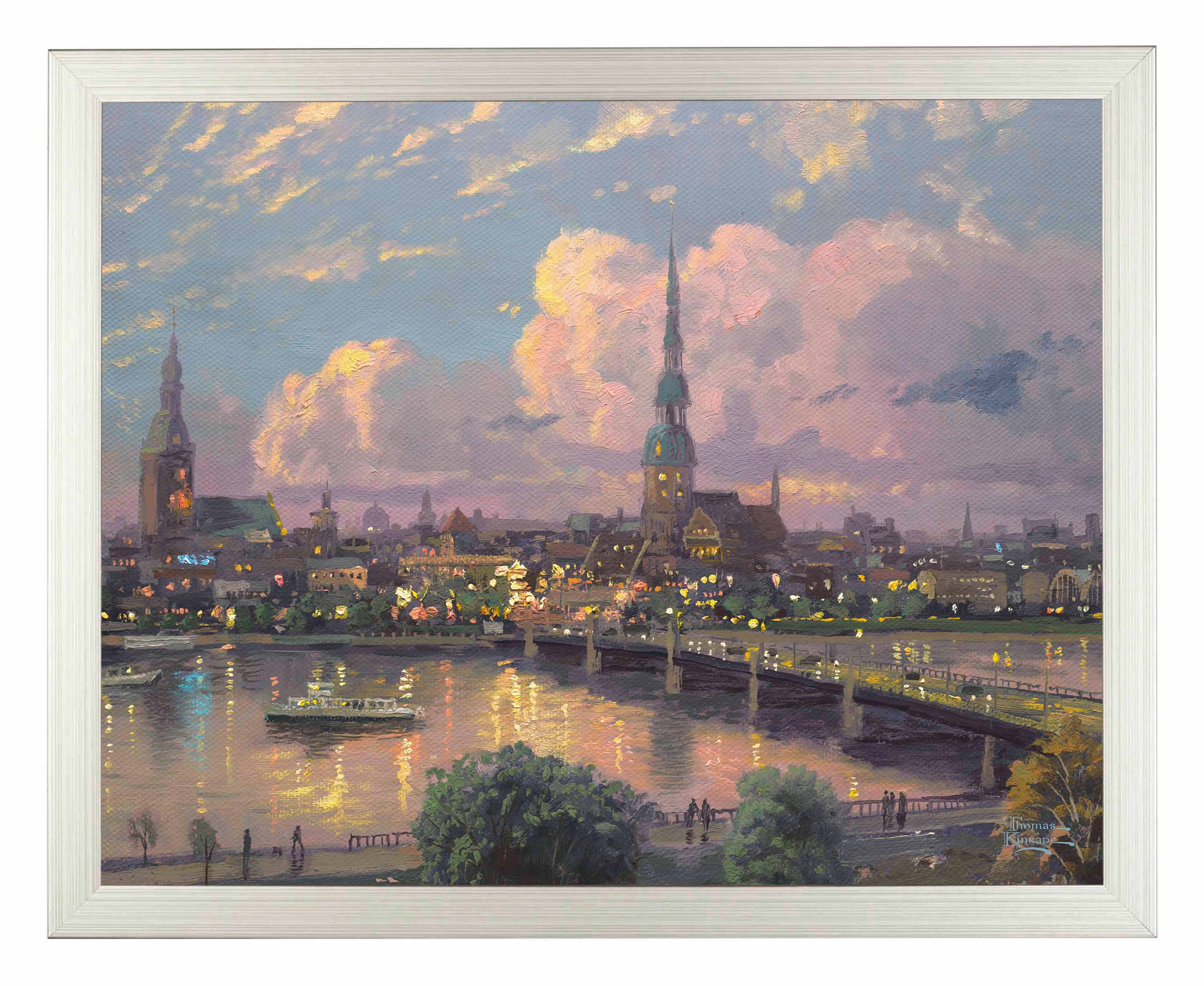 Shop Sunset over Riga, Latvia - Art Prints Wall Art From Thomas