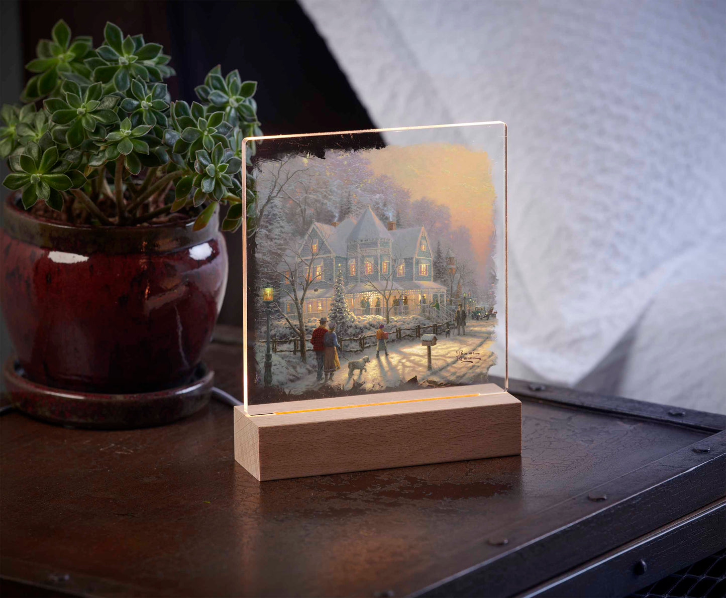 A Holiday Gathering -  Acrylic Night Light