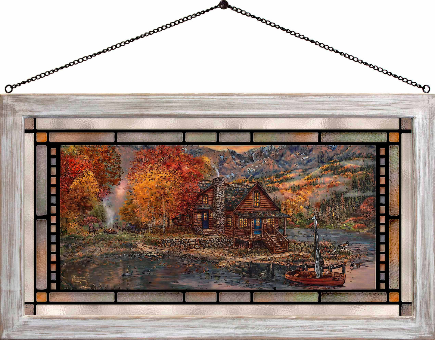A Perfect Fall Day - Stained Glass Art