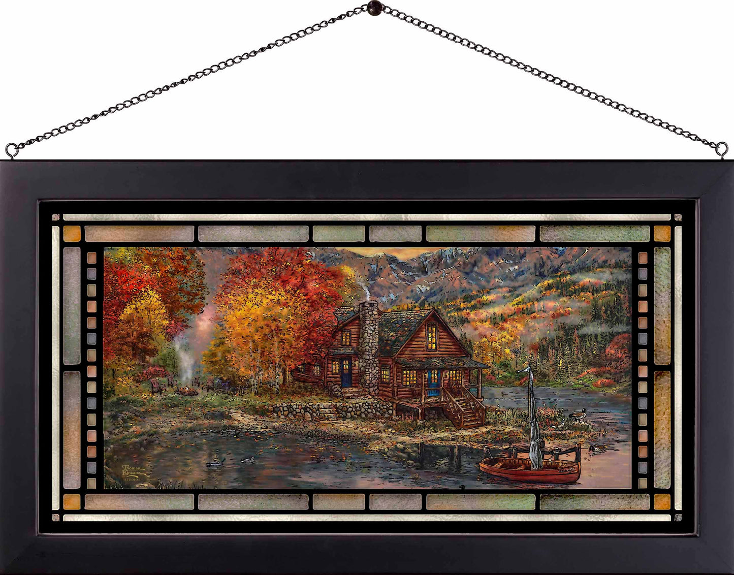 A Perfect Fall Day - Stained Glass Art