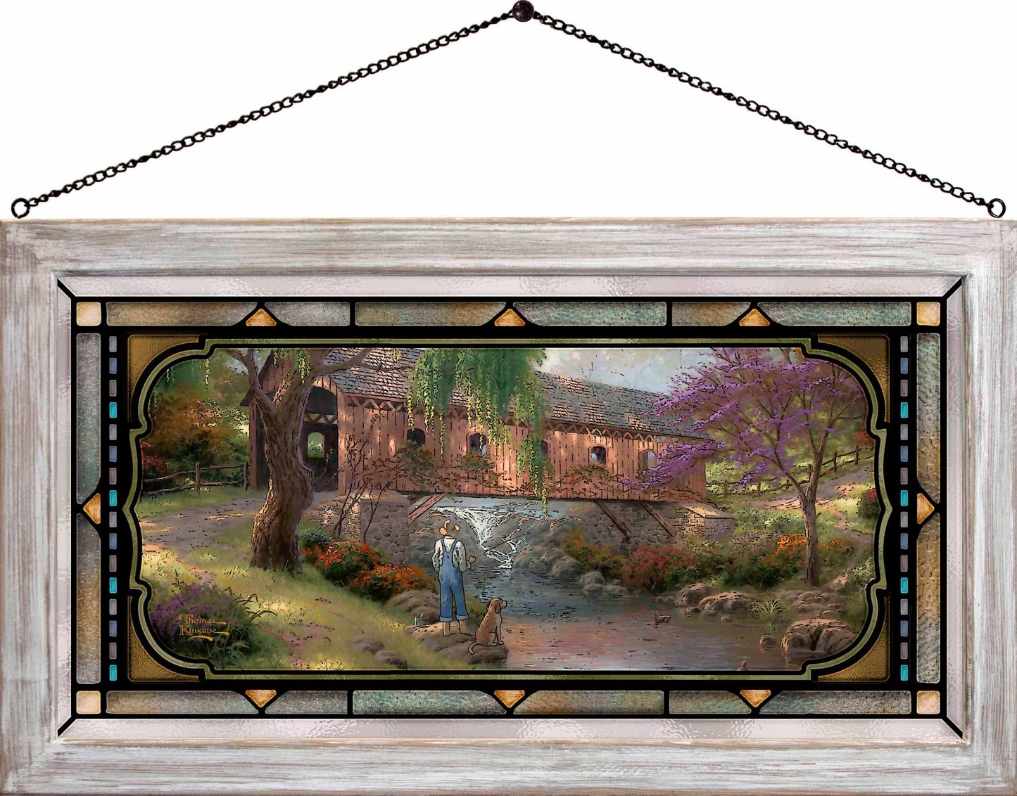 The Old Fishin' Hole - Stained Glass Art
