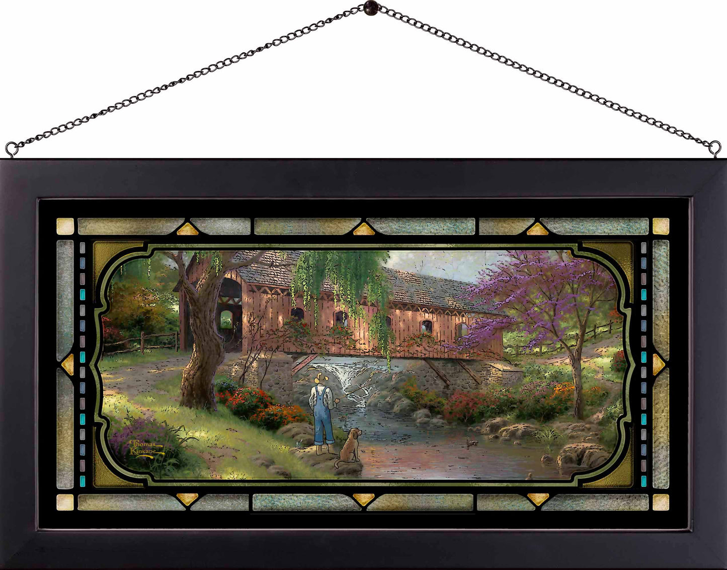 The Old Fishin' Hole - Stained Glass Art