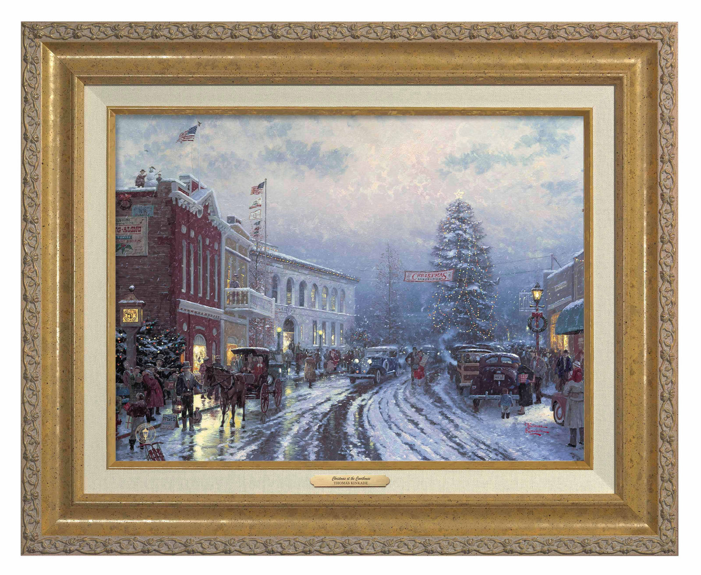 Christmas at the Courthouse - Canvas Classics