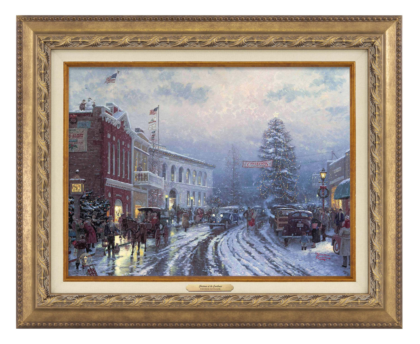 Christmas at the Courthouse - Canvas Classics