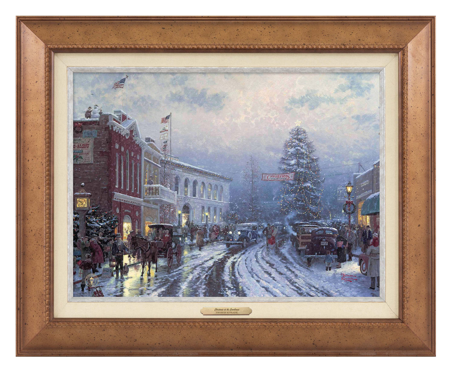 Christmas at the Courthouse - Canvas Classics