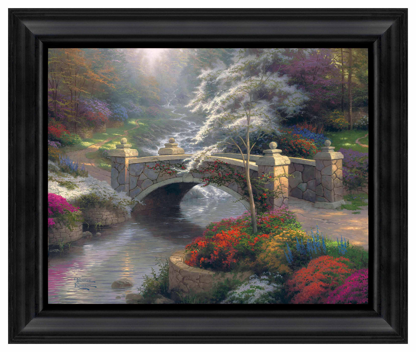 Bridge of Hope - 16" x 20" Brushstroke Vignette