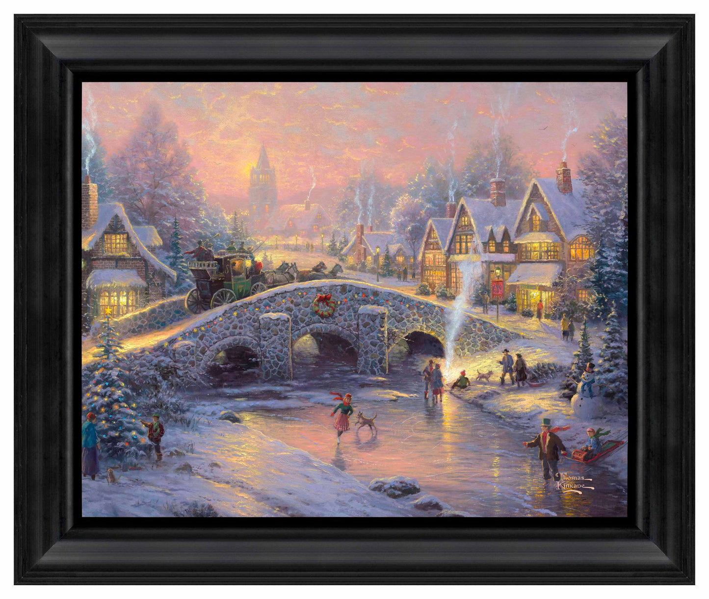 Spirit of Christmas - 16" x 20" Brushstroke Vignette