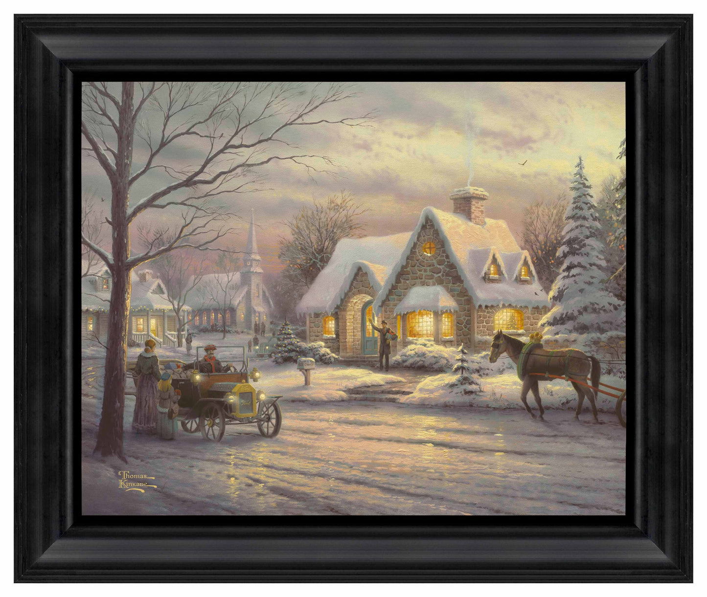 Memories of Christmas - 16" x 20" Brushstroke Vignette