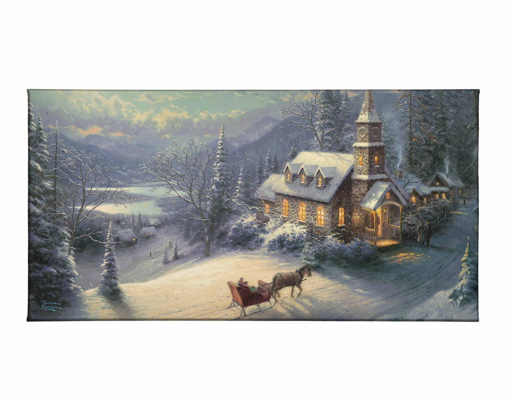 Sunday Evening Sleigh Ride – Thomas Kinkade Studios