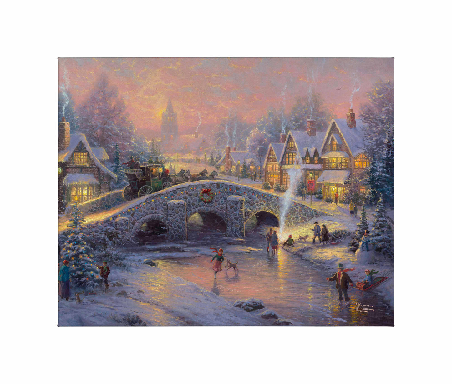 Spirit of Christmas - 24" x 30" Gallery Wrapped Canvas