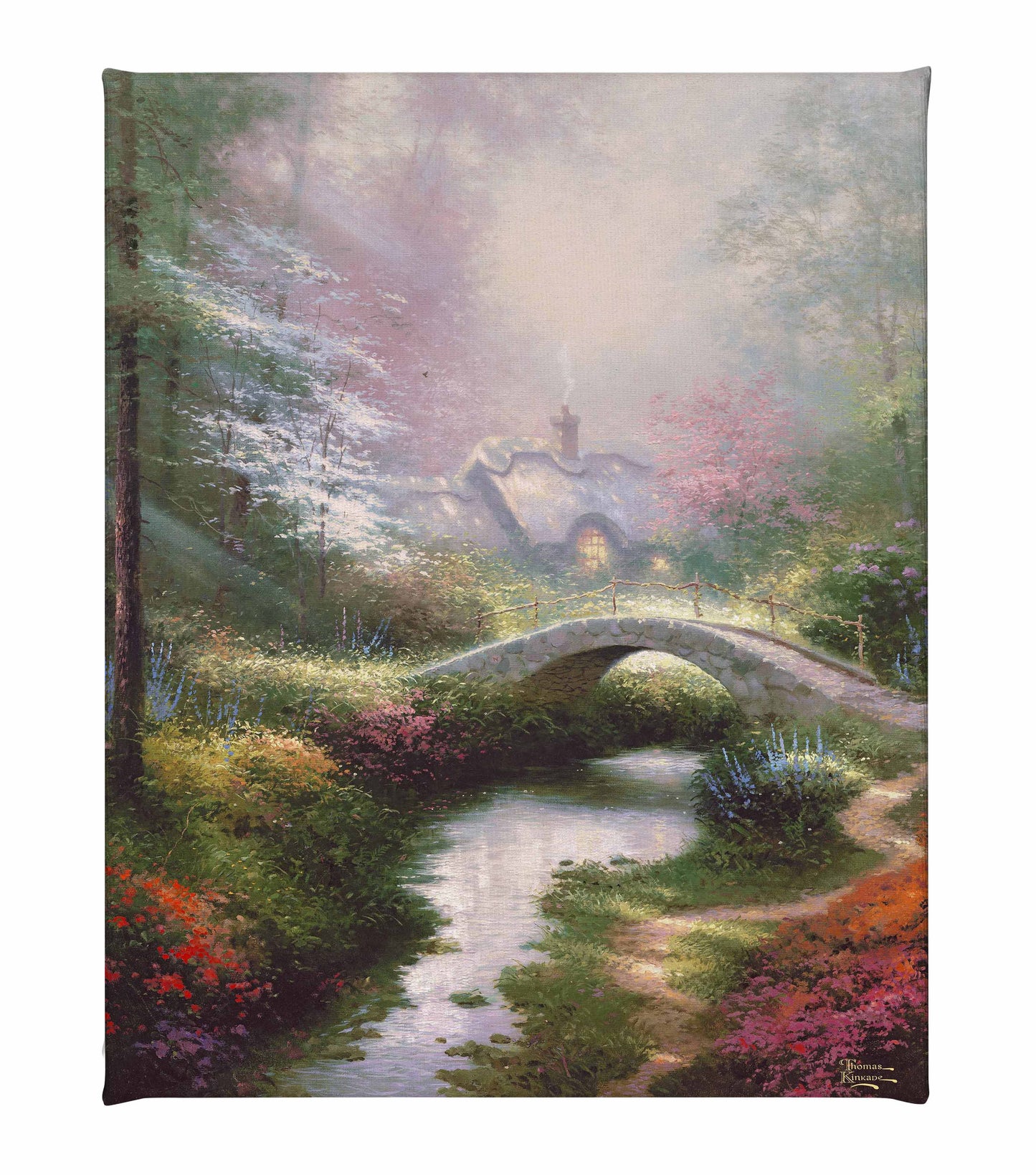 Brookside Hideaway - 24" x 30" Gallery Wrapped Canvas