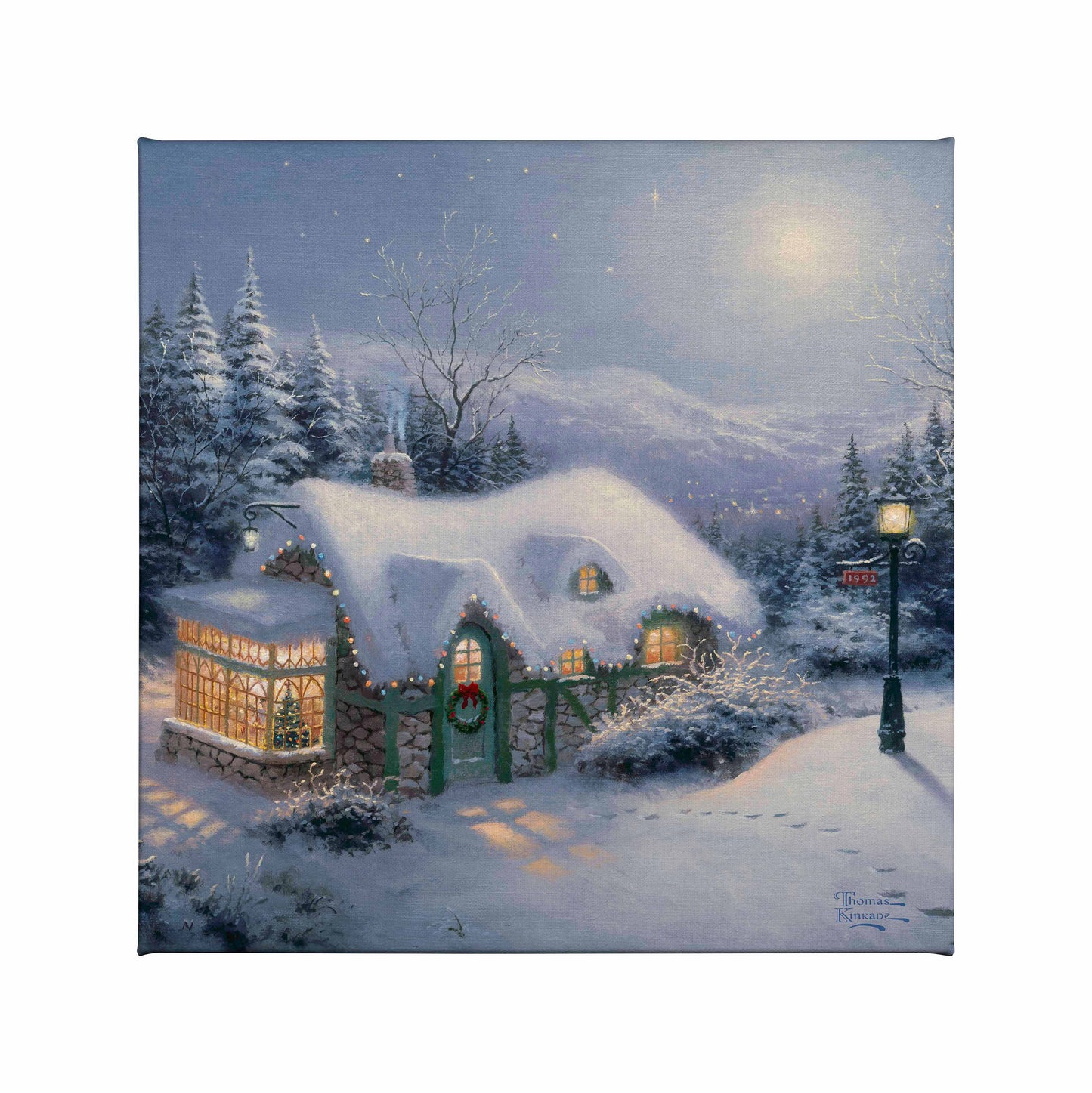 Silent Night - 14" x 14" Gallery Wrapped Canvas