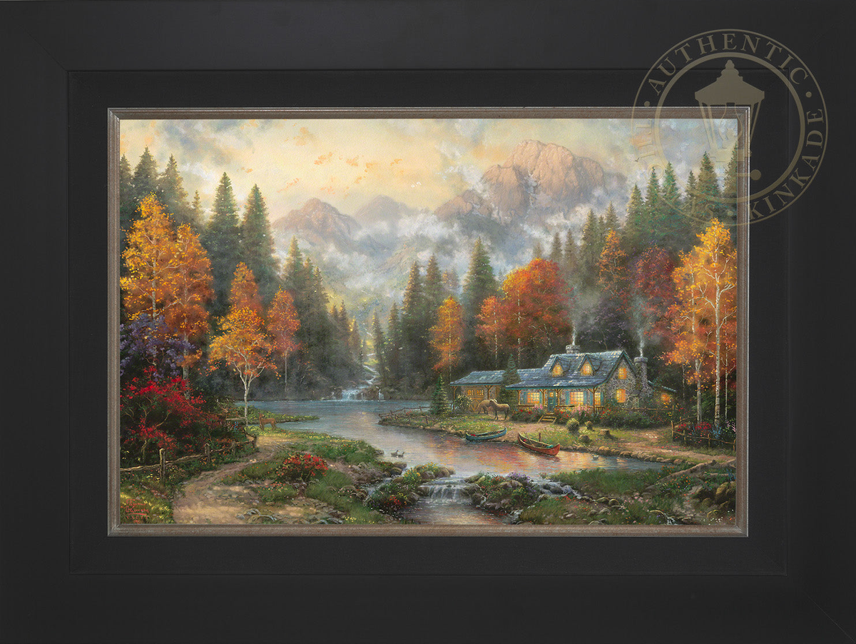 Evening at Autumn Lake - Limited Edition Canvas
