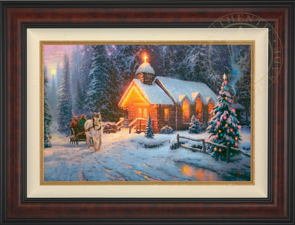 Christmas Chapel I - Limited Edition Canvas