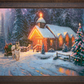 Christmas Chapel I - Limited Edition Canvas